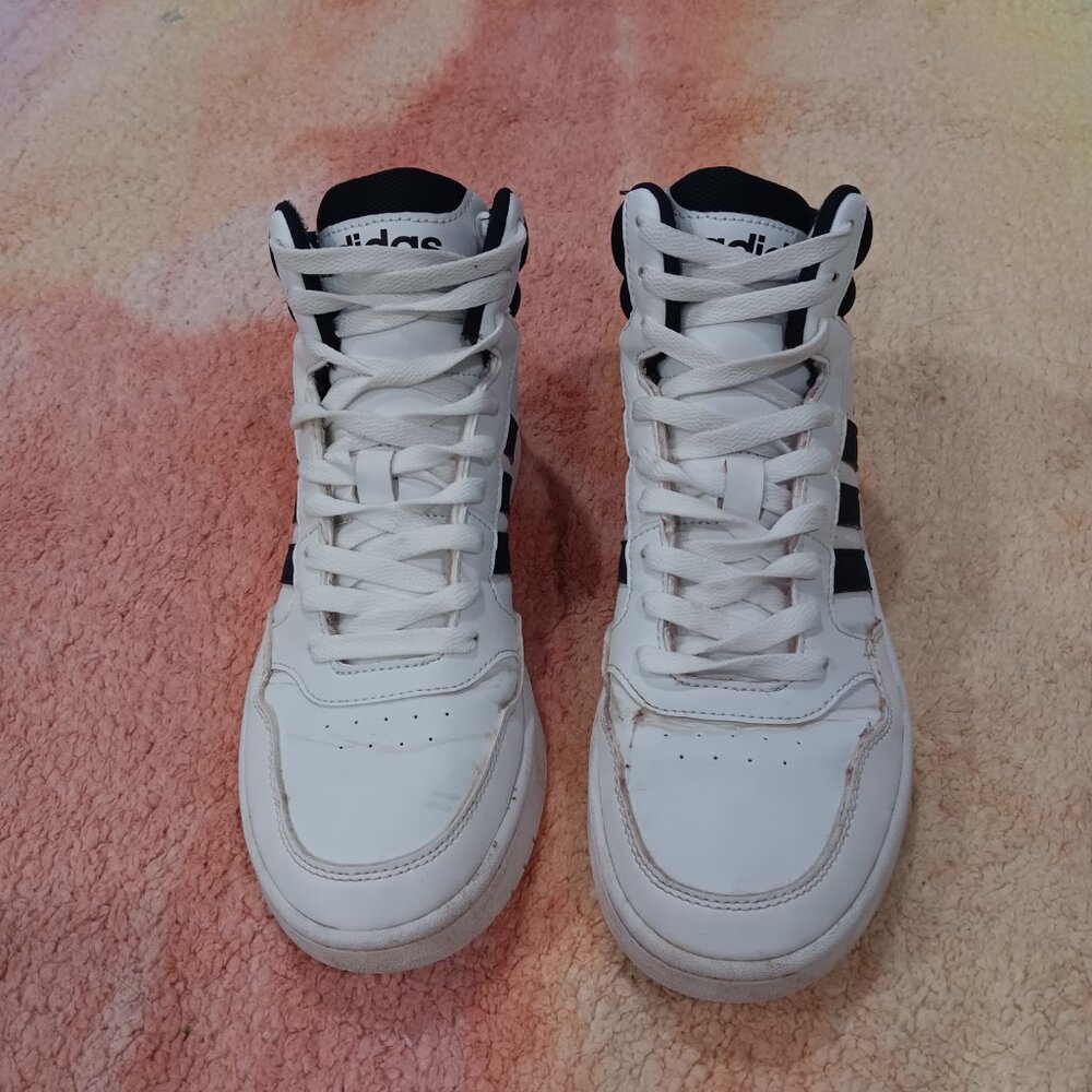 Womans Adida High top sneakers / pink / white / Size 8 - Picture 9 of 11